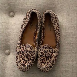 Lucky Brand Leopard Loafer/Flats (Size 7)